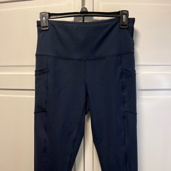 90 Degree By Reflex Leggings Size Women’s Medium Color Navy Blue - Picture 3 of 9